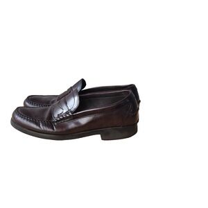 Rockport Men's Leather 2418 Loafers Size 10 Medium Brown Leather